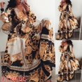thumbnail image 2 of Robe Maxi Bohème d'Été pour Femmes Robe de Cocktail Soirée Plage Robe d'Été, 2 of 4