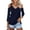 Navy#4, variant on LEBONYARD Womens Tops Long Sleeve Plus Size,Long Sleeve T-shirt for Women Tops Winter & Fall,Women Solid 3/4 Sleeve V-Neck Pullover Strapless Tops Shirts Blouse Beige S