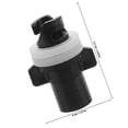 thumbnail image 2 of CIMAXIC Black Plastic Kayak Valve Adapter 1Set for Inflatable Boat Air Valve with Easy Installation and Tight Seal, 2 of 8