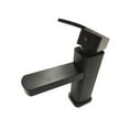 thumbnail image 3 of Bathroom Sink Faucet 1 Hole, Single Handle Faucet Hot And Cold Water Mixer Tap Lavatory Vanity Sink Faucet, Black, 3 of 10