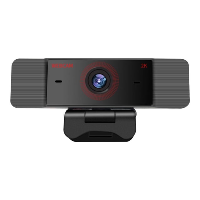 2K USB 2.0 Cámara micrófono Micrófono para videolmadas de conferencias Enseñanza Skype Gaming PC Computadora Baoblaze Cámara web USB Webcam