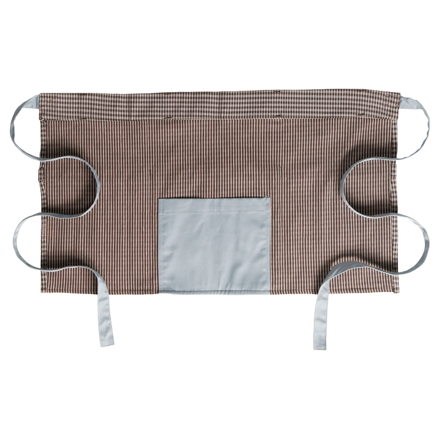 2-PACK Chef Code 3-Pocket Denim Reversible Chef Apron, 14" Long