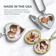 thumbnail image 7 of PicturesOnGold Custom Personalized Name Earrings - Solid Gold/Sterling Silver - Amazing Gift for Women - Made in The USA - 14K Solid Yellow Gold, 7 of 7