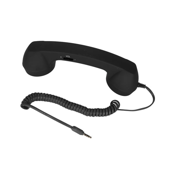 Teléfono Del Teléfono Celular, Teléfono De Radio Del Receptor Retro De A Prueba De Teléfono Vintage Con Un Zócalo De 3.5 Mm Y Conectores USB C A Teléfono Móvil