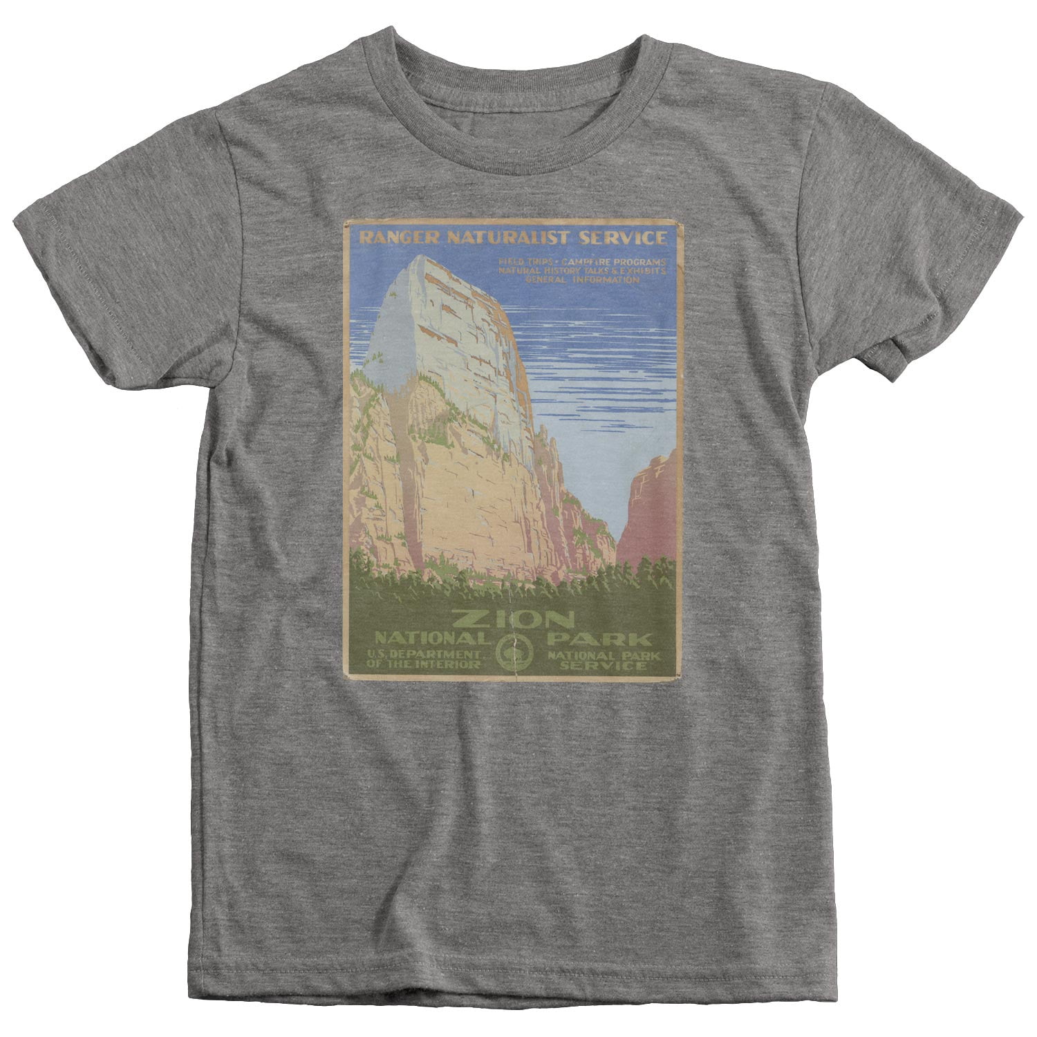 Zion National Park Vintage Poster Kids 