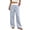 Blue #19, variant on Y2k Pants for Women Wide Leg Comfy Y2k Pants Drawstring High Waist Trendy Goth Vocation Trousers Lightweight Color Blocking Causal Streetwear Camel M