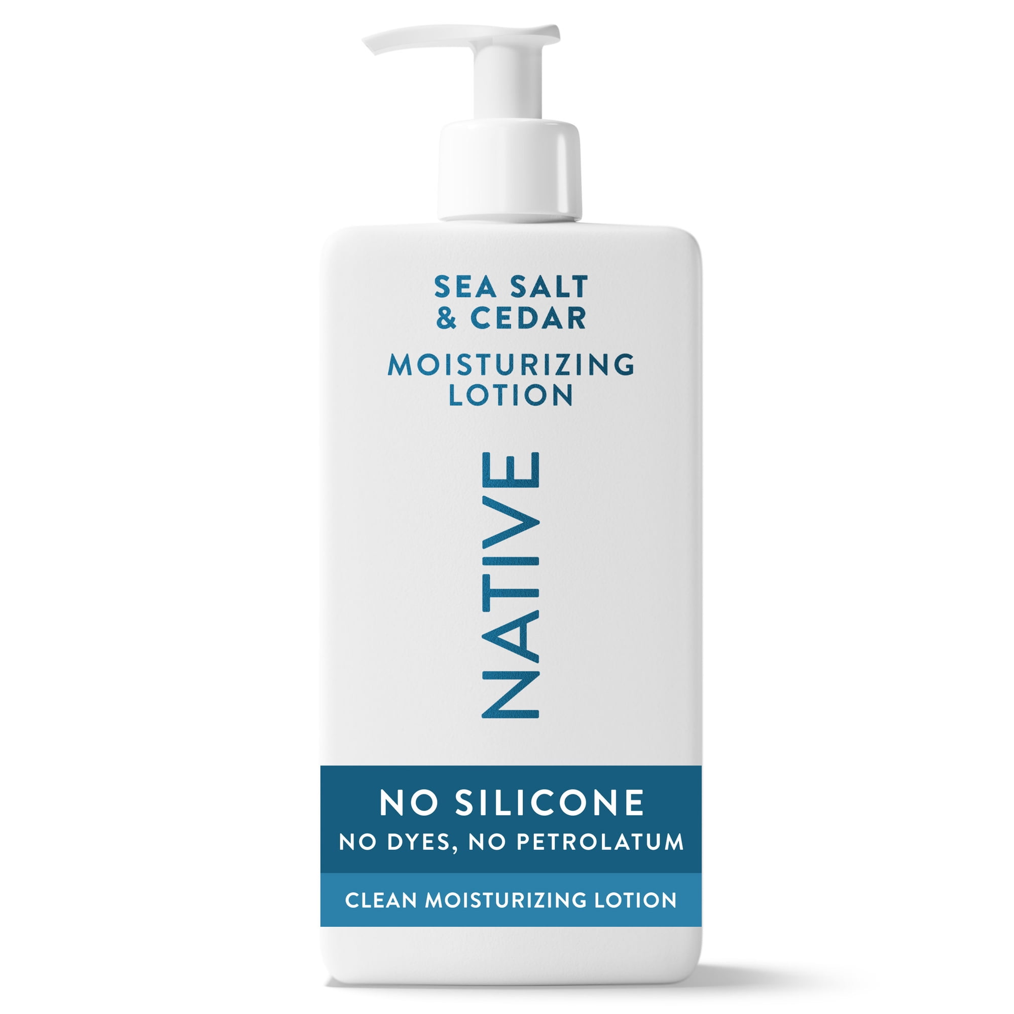 Native Moisturizing Body Lotion, Dermatologist Tested for Sensitive Skin, for Women & Men, Sea Salt & Cedar, 16.5 fl oz