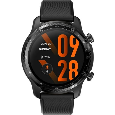Ticwatch 3 Pro Ultra GPS Smartwatch/Fitness Tracker, Black