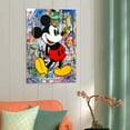 thumbnail image 4 of Banksy Graffiti Street Art Mickeys Artworks Canvas Poster Room Aesthetic Wall Art Prints Home Modern Decor Gifts 16x24inch(40x60cm), 4 of 6