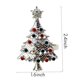 thumbnail image 2 of Juego de 16 servilleteros de árbol de Navidad, para bodas, Acción de Gracias, reuniones familiares, fiesta de cumpleaños (plata), 2 of 5