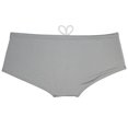 thumbnail image 2 of Men's Adjustable Drawstring Trunks Shiny Fabric Surfing Swimwear Spandex Lining Boxer Briefs Board Shorts Beachwear Silver Gray L, 2 of 3