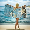 thumbnail image 3 of LACKUST Starfish Beach Pattern Beach Towel - Lightweight Quick-Dry Sand-Resistant for Travel & Camping, 70x150cm, 3 of 3