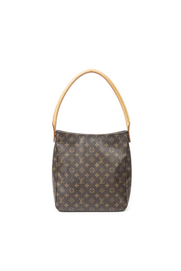 Pre-Owned Louis Vuitton Brown Looping GM Shoulder Bag Monogram Canvas