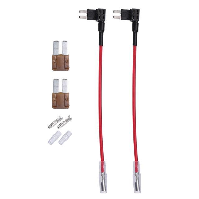 Unique Bargains Juego de 2 fusibles universales de 32 V, kit de fusibles de grifo con fusibles estilo cuchilla de 7,5 A para automóviles y barcos