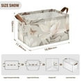 thumbnail image 2 of Ryvnso Vintage Magnolia Flowers Butterflies Storage Bins Large Basket Foldable Cube Toys Organizer with Handles 1 PC, 2 of 7