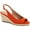 Orange MC, variant on CHARTER CLUB Womens Black Striped Sling Back Padded Tamaare Almond Toe Wedge Buckle Espadrille Shoes 8 M