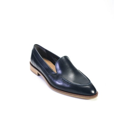 

Pre-owned|Everlane Womens The Modern Oxfords Loafers Navy Size 6.5