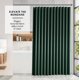 thumbnail image 2 of Clara Clark Hunter Cortina de ducha verde – Cortinas de ducha impermeables para baño, cortina de ducha de tela gruesa, cortina de baño de tela, cortina de ducha de 72 x 72, cortina de ducha de tela de, 2 of 5