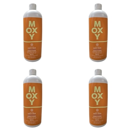 Four 4x (4)Bath and Body Works Moxy Conditioner w/ Shea Butter For Coily Hair (32 OZ)