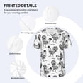 thumbnail image 3 of KLL Retro Rooster for Men's Baseball Shirts,Short Sleeve Casual Shirts Button Down Shirt for Men Beach Summer Wedding Shirt-4X-Large, 3 of 7