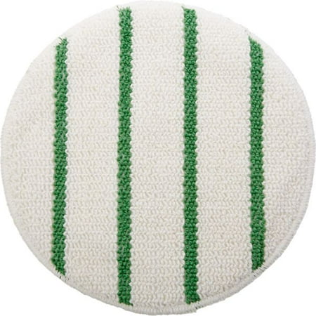

Rubbermaid Green Stripe Carpet Bonnet Scrubber Strip - 1 Each - White Green