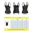thumbnail image 2 of Gustave Women's Zipper Sweat Sauna Body Shaper Slimming Vest Waist Trainer Corset Shapewear Vest Workout Adjustable Tank Top, 2 of 12