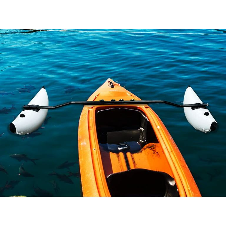 Pactrade Marine Boat Kayak Fishing White Plastic Straight Side