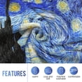 thumbnail image 4 of Manta Levens Van Gogh Starry Night, 152 x 203 cm, franela, 4 of 5