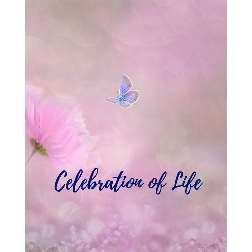 Celebration Of Life Funeral Guest Book, Memorial Guest Book