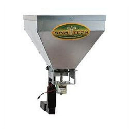 Spin Tech 171731 Metal Hopper Seeder & Spreader with 2 inch Receiver Bracket - 75 lbs Capacity, Model No. 75SSWR