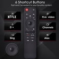 thumbnail image 5 of AI Voice Replacement Remote for LG Smart TVs, Compatible with LG Oled, Qned, Uhd, Led and Lcd Tvs, Replaces an-MR25GA/MR24GA/MR23GA/MR22GA/MR21GA, 5 of 9