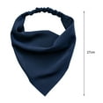 thumbnail image 6 of Huanledash Women Head Scarf Vintage Triangle Anti-slip Solid Color Elastic Band Hair Decoration Bandanas Adjustable Pastoral Style Headband Hair Accessories, 6 of 8