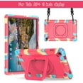thumbnail image 2 of elitegadget Case for Samsung Galaxy Tab A9+ Plus 11 Inch (SM-X210/X215/X216) 2023 Released - Heavy Duty Impact Resistant Case Cover with Rotating Ring Stand + 1 Stylus (Candy/Pink), 2 of 5