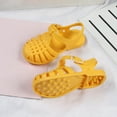 thumbnail image 6 of Odeerbi Girls Sandals Toddler Shoes Baby Boys Girls Cute Candy Colors Hollow Out Non-slip Soft Sole Beach Roman Sandals, 6 of 8