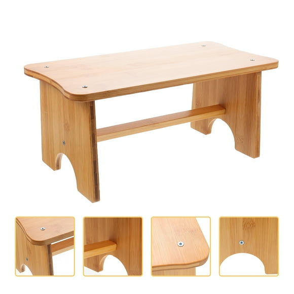 Wooden Footstool Stepping Foot Convenient Stool Pedal Stool for Adults Kids