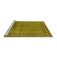 thumbnail image 2 of Ahgly Company Machine Washable Indoor Rectangle Oriental Yellow Industrial Area Rugs, 4' x 6', 2 of 4