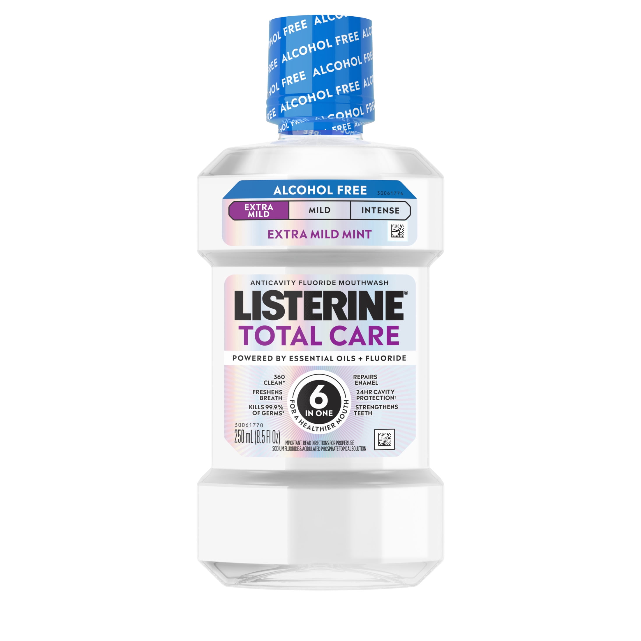 (6 pack) Listerine Total Care Alcohol Free Extra Mild 250 mL