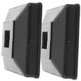 thumbnail image 3 of FRCOLOR 2Pcs Black Split Post Caps Plastic Post Skirts for Outdoor Porch and Stair Railings, 3 of 7