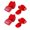 Red, variant on LJNYFDC Safety Whistle Referee Whistle with Mouthguard and Lanyard 2Pcs Loud Sound Portable Professional Outdoor Training Survival Soccer Basketball Sports