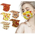thumbnail image 1 of HUGFEGWE 50Pcs Fall Disposable Adults Face Masks,3 Ply Protective Disposable Face Masks with Maple Leaf Thanksgiving Designs (Fall/Thanksgiving J) CJB91-40806, 1 of 7