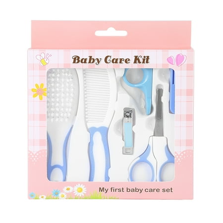 Topincn Kit De Manucure Ciseaux A Ongles Pour Bebe 6pcs Pratique Quotidienne Bebe Coupe Ongles Ciseaux Brosse A Cheveux Peigne Trousse De Soins De Manucure Walmart Canada