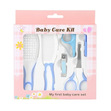 Infant Kids Care Kit Baby Grooming Health Hair Care Products Kits Newborn Gift Box ( Nail Clipper Set Brush Scissors Comb etc)  , Baby Nail Scissors, Nail