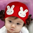 thumbnail image 6 of harmtty Cute Rabbit Animal Baby Girls Boys Woolen Yarn Knit Wig Hat Skull Cap Beanie,Yellow Sheep*, 6 of 8