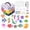 WHITE, variant on 26000 2.6MM Mini Fuse Beads Set - 48 Colors,PVC Storage Bag,Melting Beads, Ironing Paper, Tweezers & Colorful Hooks,Arts and Crafts Supplies, Ideal Gift