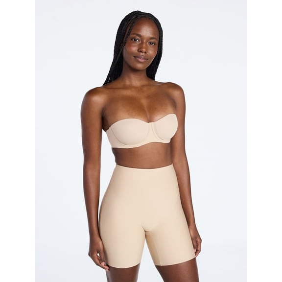Joyspun Women's Seamless Butt Lift Padded Shaping Short, Sizes S-XXXL