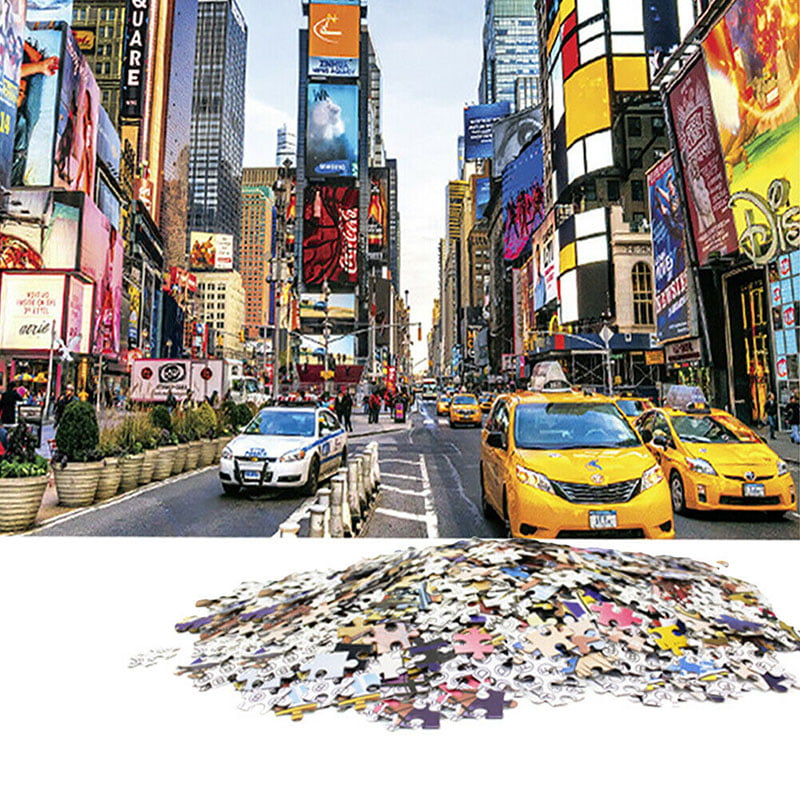 Times Square Jigsaw Puzzle 1000 piece Puzzles For Adults Kids Learning Education 