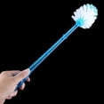 thumbnail image 4 of Uxcell Washroom Plastic Grip Round Shape Bristle Head Toilet Cleaning Brush Blue, 4 of 4