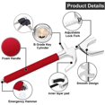 thumbnail image 4 of Steering Wheel Lock Universal Car Lock Anti-theft Device Retractable Steering Lock With 3 Keys For Auto/truck/suv/van(1pcsblack), 4 of 5