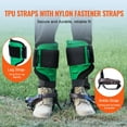 thumbnail image 4 of VEVOR Tree Climbing Spikes, 1 Pair Alloy Steel Climbing Spurs,350lbs Load Capacity Tree Climbing Gear with Straps and Spike Protectors, Arborist Equipment for Climbers, Hunting, Fruit Picking,Green, 4 of 8