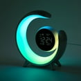 thumbnail image 3 of Family Children's Room Round Bedside Night Light Wireless Bedside Lamp Atmosphere LED Lamp with Bluetooth Speaker & Alarm Clock Night Light Bedroom Night Lamp, 3 of 18